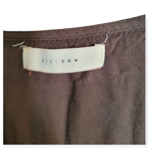 All:Row Olive Belted Dress Fall-Weight Medium EUC - Picture 5 of 11